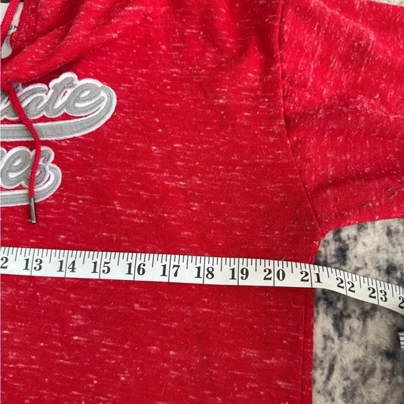 Colosseum Red Sweatshirt Athletic Hoodie - Picture 4 of 5